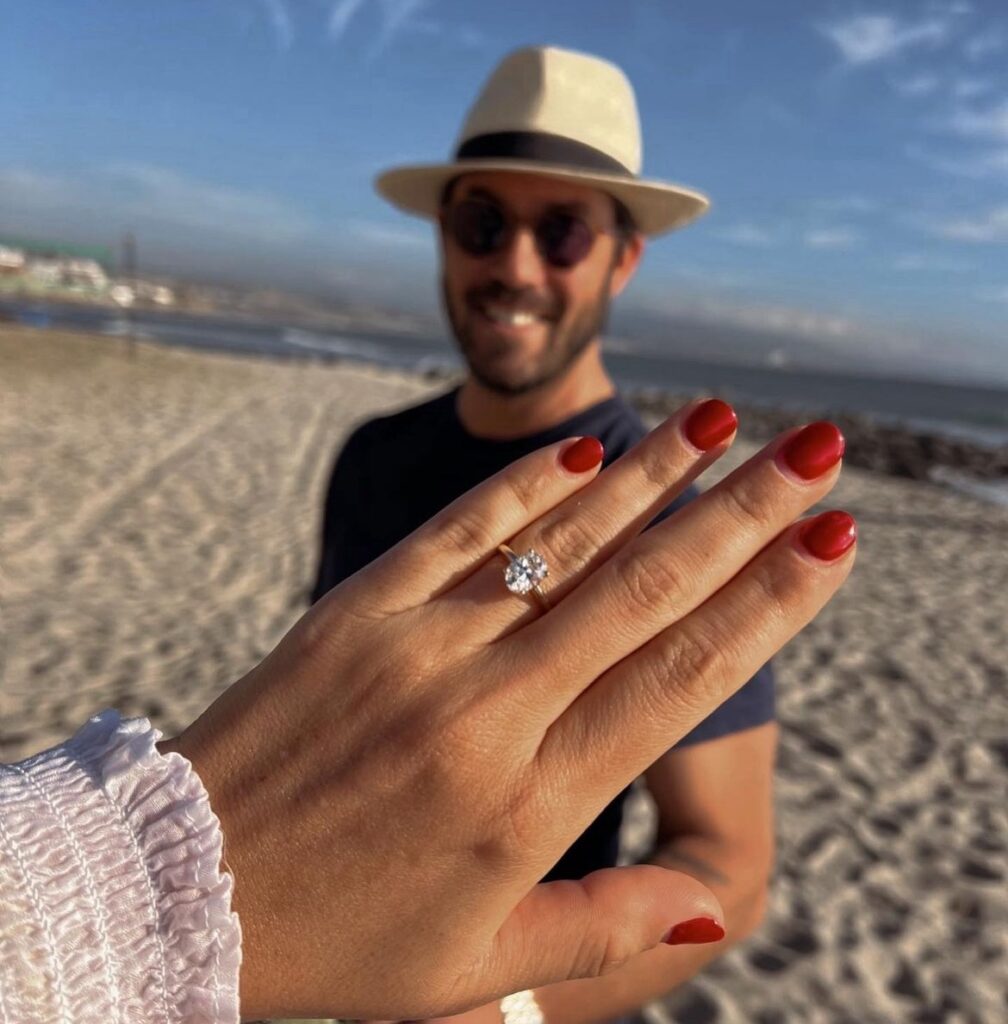 How Big is Gina Ybarra's Engagement Ring?